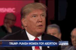 In Very Important Letter, Trump Defends Men, Rips Women on Abortion