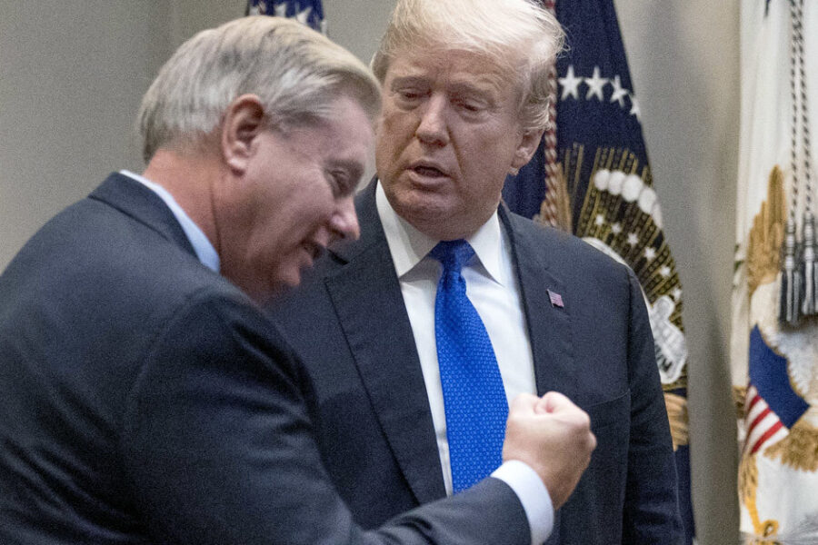 Lindsey Graham, the GOP and Their 313-lb., Orange Cyst